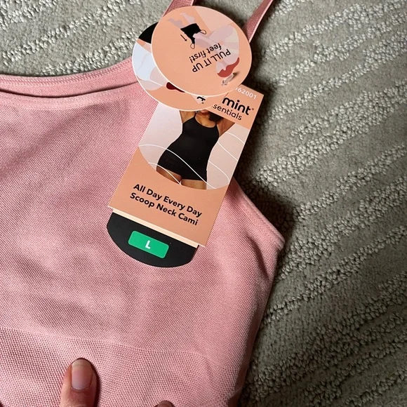 Shapermint Essentials Pink and Black Camisole Set - Picture 8 of 9